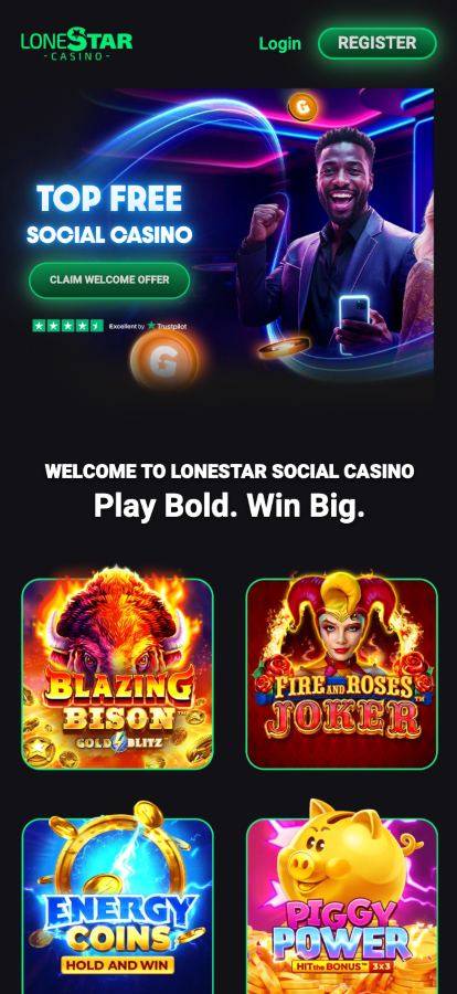 Lonstar app view